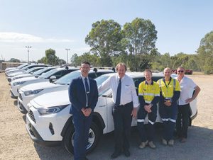Hybrid fleet  hits the road