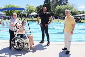 Champion marks open season for all at the pool