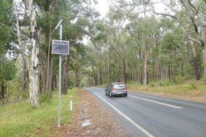 Electronic warning signs help protect wildlife