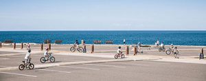 Pop-up pedal parks on trial