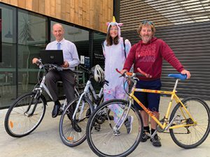 Electric bikes return