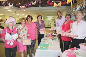 Raising funds in the pink
