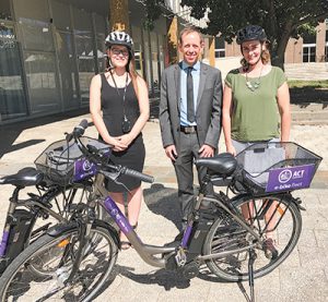 Electric bike fleet clocks up kms