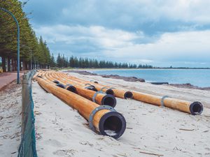 Sand recycled in erosion control trial