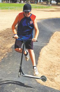 Stockinbingal pump track attracts kids