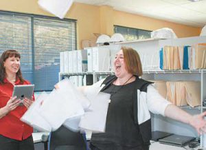 Going paperless