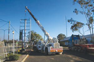 Community billboards light up the town