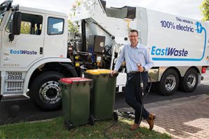 First electric-powered kerbside collection truck