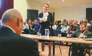 Mock trial highlights workplace violence
