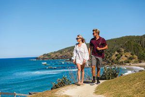 Coastal recreational walk