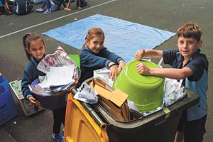 Helping schools wipe  out waste