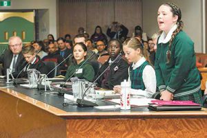 Junior Councillors take to the chambers