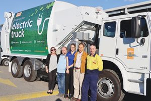 Electric waste truck trial begins