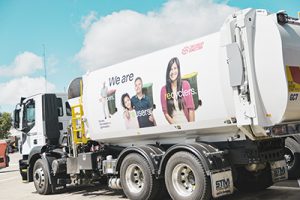 43 waste vehicles rebranded within one week*