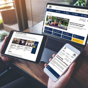 Gold rating for new-look website