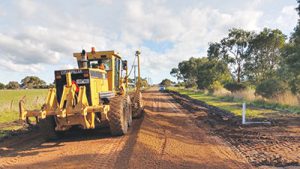 Local business contributes to improving roads