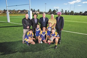 Synthetic rugby field a first