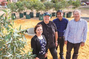 Smoking ceremony and tree planting marks start of construction