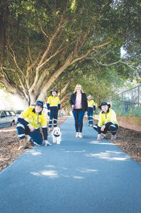 Rubber footpaths address the root cause