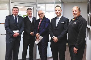 A visit from the Minister