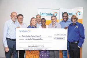 East Arnhem collects Latitude 12 dividend
