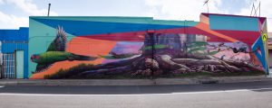 Art transforms street