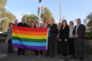 Councils raise the rainbow flag