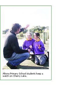 Students assist Council to monitor local waterways