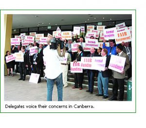 Fair funding, fair treatment and formal recognition!