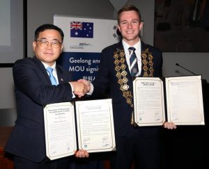 Geelong signs collaboration deal with Changwon City