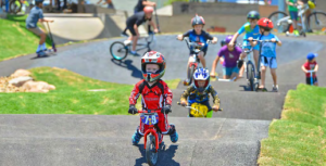 Accessible pump track