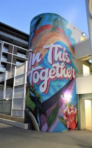 Murals light up the city