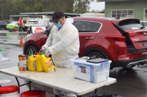 Disposing of chemicals safely