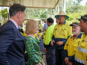 Morale boost from Governor visit