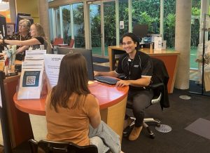 Customer service team branches out