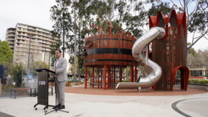 Accessible play space gets major gong